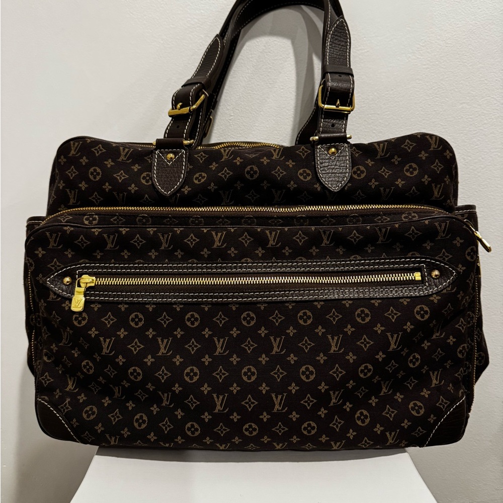 Louis Vuitton Mini Lin Sac a Langer Ebene Travel Diaper Work Multifunction Bag